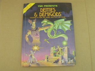 Advanced Dungeons & Dragons Deities & Demigods Ad&d Tsr 128 Pages