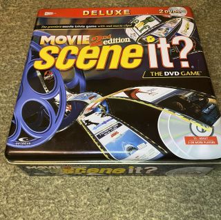 Scene It Deluxe Movie 2nd Edition The Dvd Game Pre Owned - All Parts