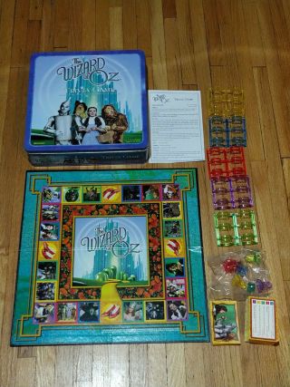 The Wizard Of Oz Trivia Board Game In Collectible Tin - - 1999