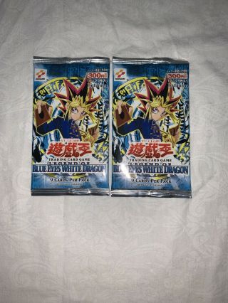 Yugioh Legend Of Blue Eyes White Dragon Japanese 1st Edition Packsnew And