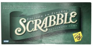 Scrabble Spanish Edition Crossword Game Edición En Español 2001 Complete