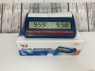 Dgt North American Digital Tournament Chess Clock Game Timer Once,