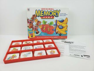 Milton Bradley Memory Game Complete 1990 