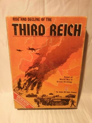 Rise And Decline Of The Third Reich,  Avalon Hill Bookcase Game No.  813,  2nd Ed.