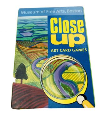 Museum Of Fine Arts Boston,  Close Up Art Card Games Memory Old Maid 2 Games