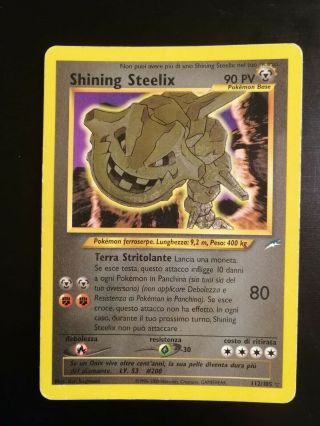 Pokemon Shining Steelix 112/105 - Neo Destiny - Ita
