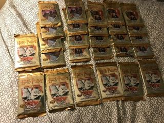 2001 Harry Potter Trading Card Game Base Set Booster (27) Orginal Packs