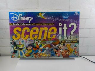 Disney Scene It ? 2004 Disney The Family Trivia Dvd Game Board Game Complete