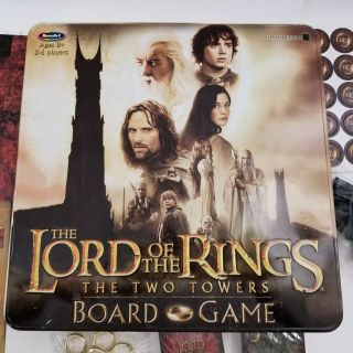 Lord Of The Rings - Board Game The Two Towers From Award Winning Film 2004 Usa