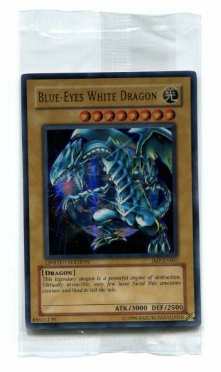 X3 Blue - Eyes White Dragon Jmp - En001 Rare Yu - Gi - Oh Swedish Promo Yugioh