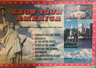 Know Your America “the Fun Way To Learn More About The U.  S.  A.  ”