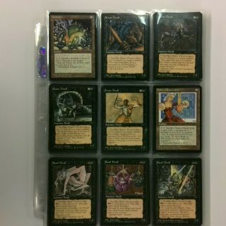 Magic Mtg Fallen Empires Complete Set 187 Cards With All Art Variants