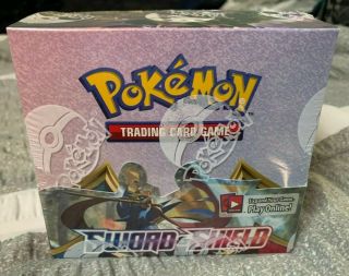 Pokemon Tcg Sword And Shield Booster Box 36 Booster Packs