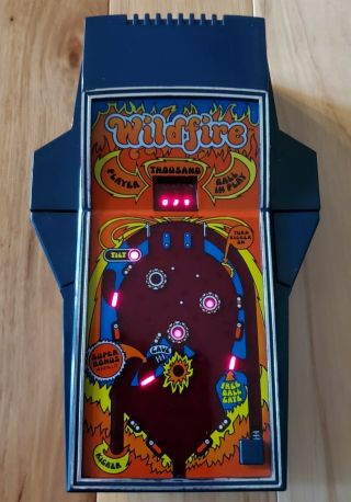 Vintage 1979 Wildfire Pinball Electronic Hand Held Game Parker Brothers