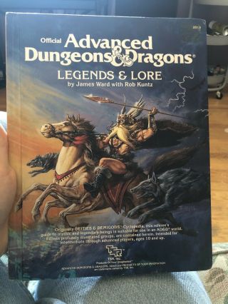 Ad&d Legends And Lore 1984 Edition
