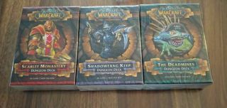 World Of Warcraft Dungeon Decks Set Of 3 English
