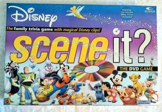 Disney Scene It? 1st Edition Disney Pixar Family Dvd Game In