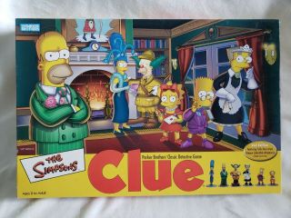 The Simpsons Clue Game 2nd Edition - Open But Complete