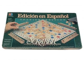 Scrabble Edición En Español Spanish Edition Family Crossword Board