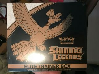Pokémon Tcg: Shining Legends Elite Trainer Box,  Authentic In Hand