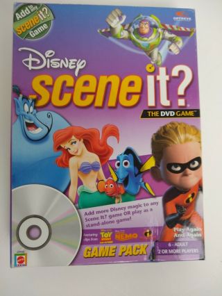 Disney 2nd Edition Scene It Dvd Game 100 Complete 2007 Trivia Additional Game