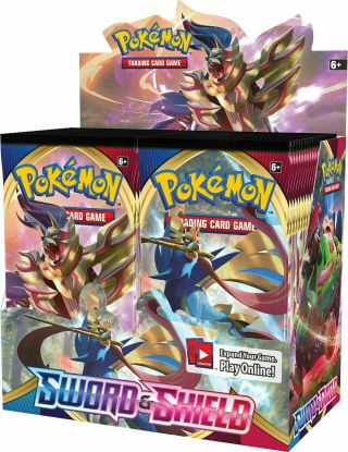 Pokemon Tcg Sword And Shield Booster Box 36 Booster Packs S&s