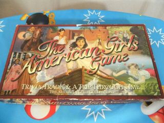 The American Girls Board Game: Trivia,  Trade & A Trip Through Time 1999 Complete
