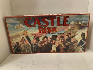 Parker Brothers 1986 Castle Risk Board Game - 100 Complete
