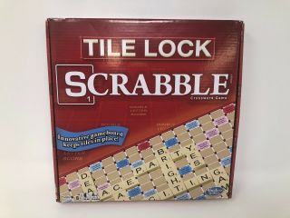 Tile Lock Scrabble Crossword Game By Winning Moves Games,  Complete