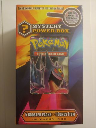 Pokemon Mystery Power Boxes Vintage Booster Pack - 5 Booster Packs,  1 Bonus