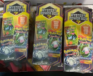 Pokemon Mystery Power Box 5 Booster Packs Vintage Packs 1:5,  3 - Pack 2