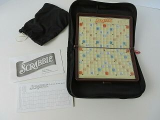 Parker Brothers Scrabble Game Folio Edition 2001 Travel 0748