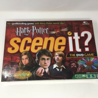 2005 Harry Potter Scene It The Dvd Board Game Complete Mattel