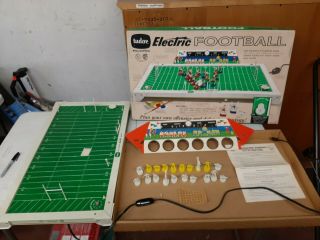 Vintage 1968 Tudor Tru Action Electric Nfl Football Game Vibrates Model No.  500
