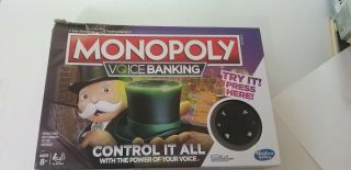 Monopoly Voice Banking Electronic Family Board Game -