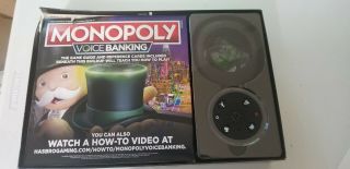 Monopoly Voice Banking Electronic Family Board Game - 2