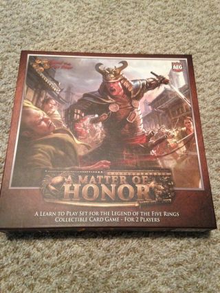 A Matter Of Honor Aeg Games Legend Of The Five Rings 2 Players