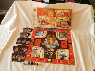 The Fall Guy 1981 Milton Bradley Board Game Complete Bilingual