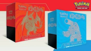 Pokemon Tcg Xy Evolutions Elite Trainer Boxes X2 (1 Charizard 1 Blastoise)