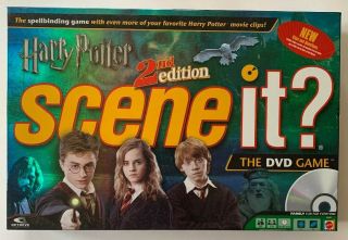 Harry Potter 2nd Edition Scene It Dvd Game Euc Complete
