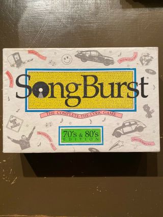 Songburst The Complete The Lyric Game 70 