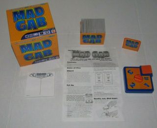 Mattel Mad Gab Party Game 2 - 12 Players G6850 100 Complete
