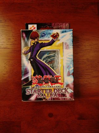 Yugioh Starter Deck Kaiba Opened Sdk Complete W Box 2002 Lp W/ Extra Cards