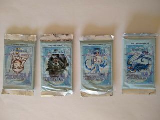 4x Mtg Ice Age Booster Pack & Factory Vintage