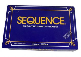 Sequence - Game Of Strategy - Deluxe Edition 1995
