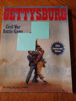 Gettysburg Civil War Battle Game 125th Anniversary Edition