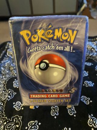 Pokemon Base Set Unlimited 2 Two Player Starter Deck Box Is