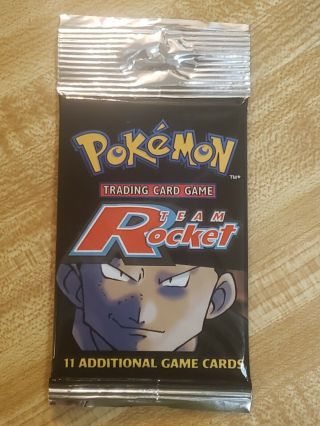Pokemon Team Rocket Factory Booster Pack Wotc Unweighed