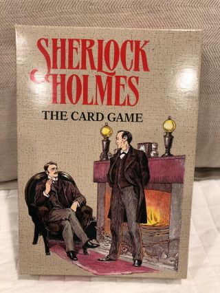 Sherlock Holmes Card Game (gibsons Games,  1991) - Centenary Edition -