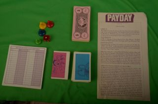 Payday Board Game 1975 Classic 2 - 4 Players Parker Brothers Pay Day 3